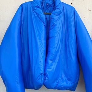 YZY Yeezy Authentic New Vibrant Blue Puffer Jacket